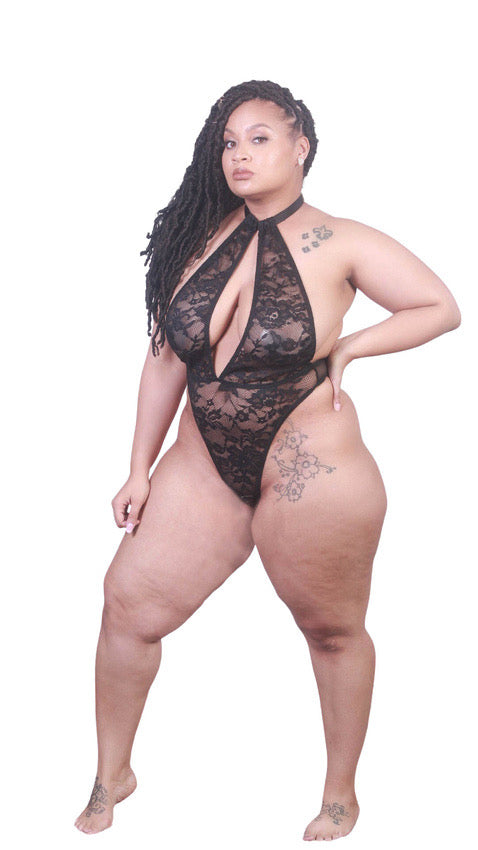 Speechless Mesh Halter Teddy