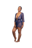 Passion Leopard Lace Robe