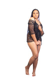 Passion Leopard Lace Robe