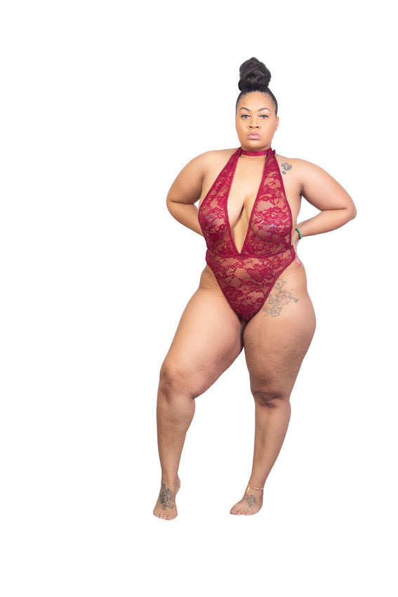 Speechless Mesh Halter Teddy