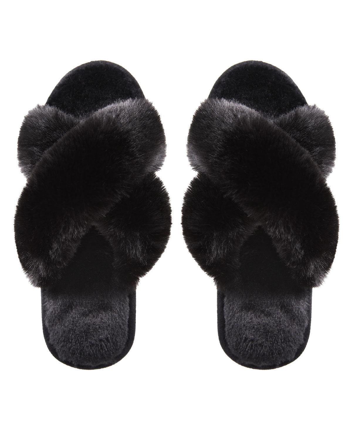 Luxe Fur Plush Slippers