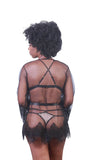 Black Eyelash Robe